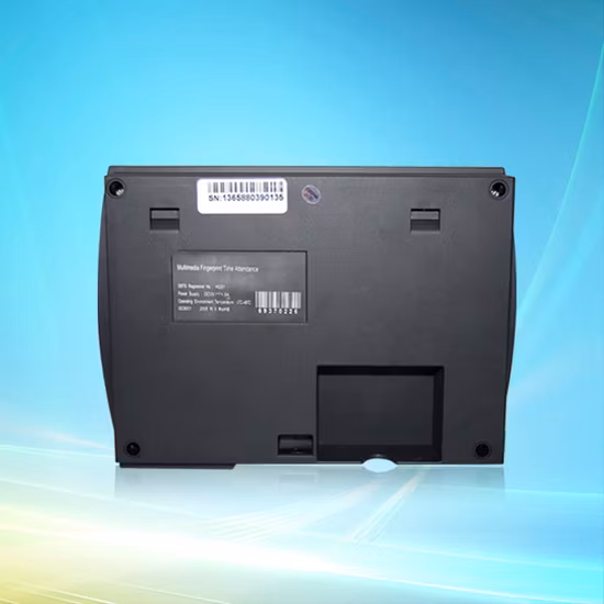 Устройство учета рабочего времени с биометрическими отпечатками пальцев и перфокартами большой емкости.