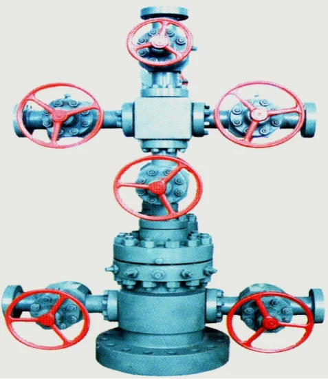 Головка обсадной колонны превентора нефтяного месторождения, головка НКТ на рождественской елке